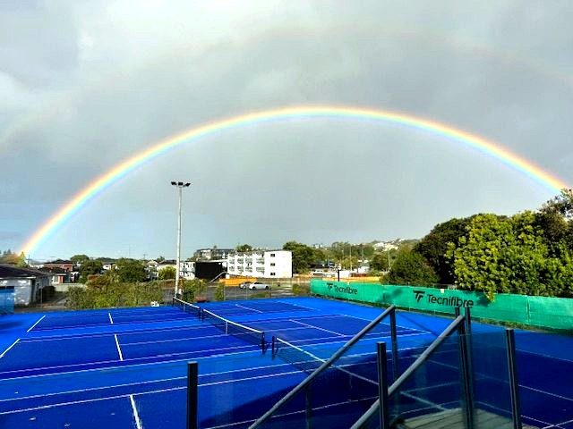 Browns Bay Tennis Club — interior of the space to book in Browns Bay